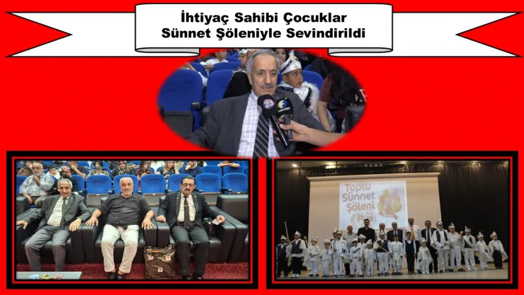 İhtiyaç Sahibi Çocuklar Sünnet Şöleniyle Sevindirildi