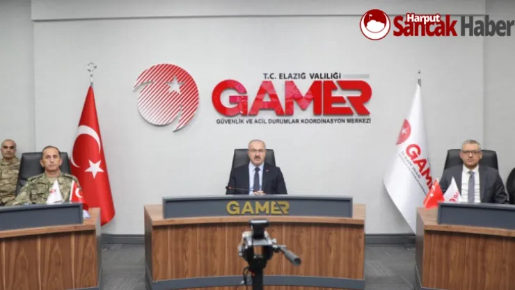 İL GÜVENLİK VE ACİL DURUMLAR KOORDİNASYON MERKEZİ (GAMER) TOPLANTISI