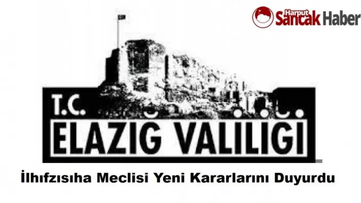 İlhıfzısıha Meclisi Yeni Kararlarını Duyurdu