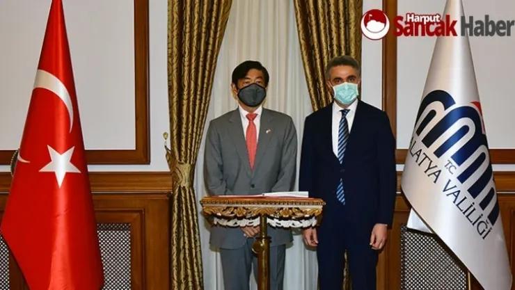 Japonya Ankara Büyükelçisi Akio Miyajima Vali Baruş'u Ziyaret Etti