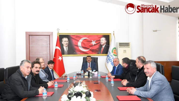 Kahveciler Odası Başkan ve Yönetimini, Başkan Gürkan'ı Ziyaret Etti