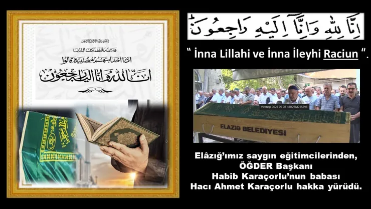 Karaçorlu Ailesinin Acısını Paylaşıyoruz