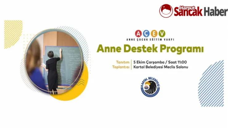 Kartal Belediyesi'nde Anne Destek Programı Eğitim Projesi Başlıyor