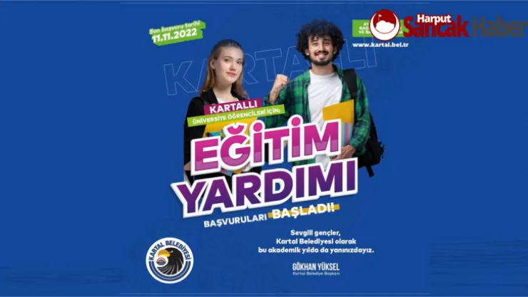 Kartal Belediyesi'nden Üniversite Öğrencilerine Eğitim Yardımı Başvuruları Başlıyor