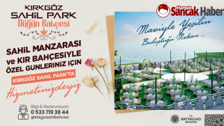 Kırkgöz Sahil Park Düğün Bahçesi Açılış İçin Gün Sayıyor