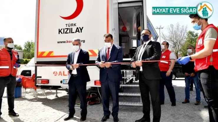 Kızılay Yeni Mobil Kan Bağışı Aracının tanıtımı yapıldı