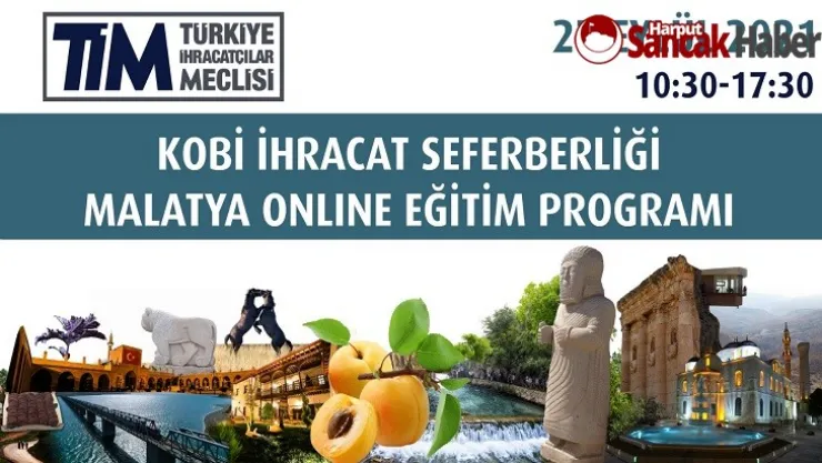 KOBİ İhracat Seferberliği Malatya Online Eğitim Programı Düzenlenecek