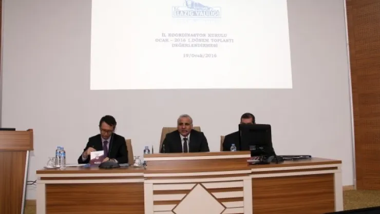 Koordinasyon Kurulu Toplantısı Yapıldı