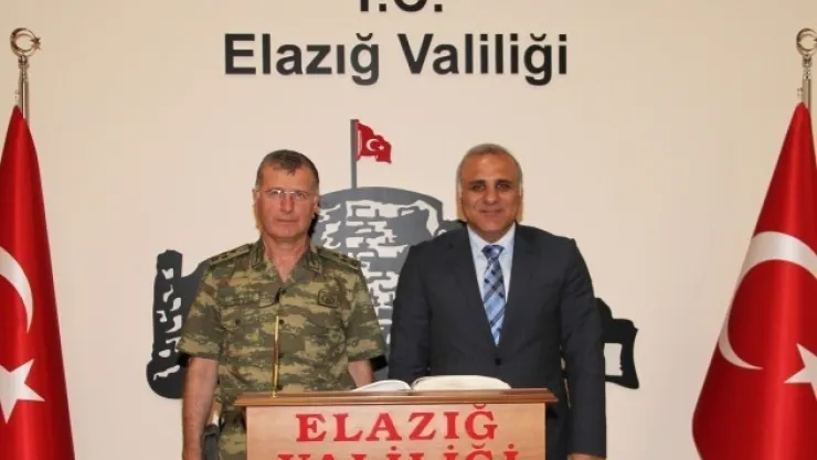 Korgeneral Ocaklı Vali Zorluoğlu'nu Ziyaret Etti