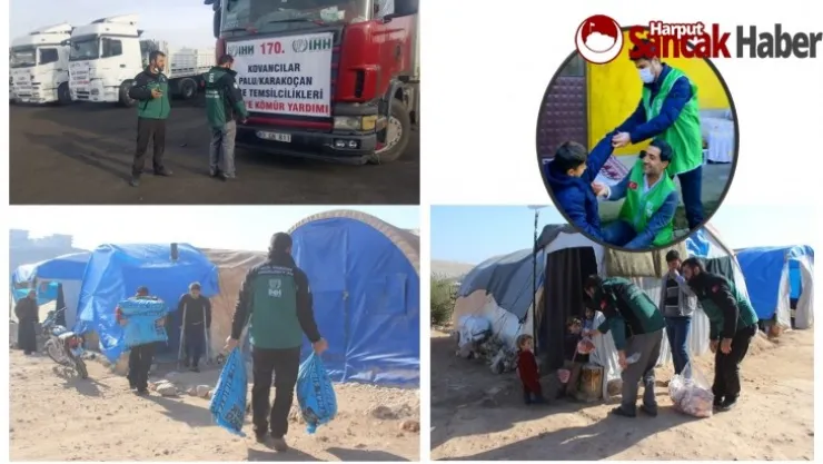 Kovancılar, Palu ve Karakoçan İHH Şubelerinden Yardımlar