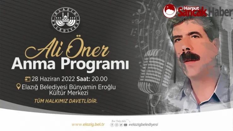 Mahalli Musikimizin Usta İsimlerinden Ali Öner'e Anma Programı Düzenlenecek
