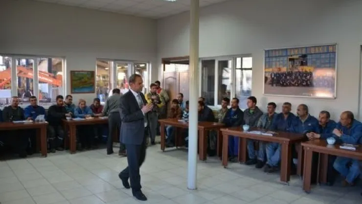 MALATYA BÜYÜKŞEHİR BELEDİYESİ PERSONELİNE 'İŞ GÜVENLİĞİ' SEMİNERİ