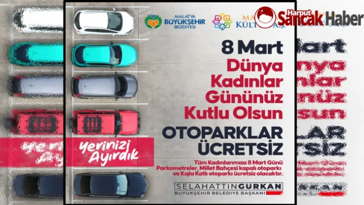 Malatya Büyükşehir Belediyesinden Bayanlara Jest