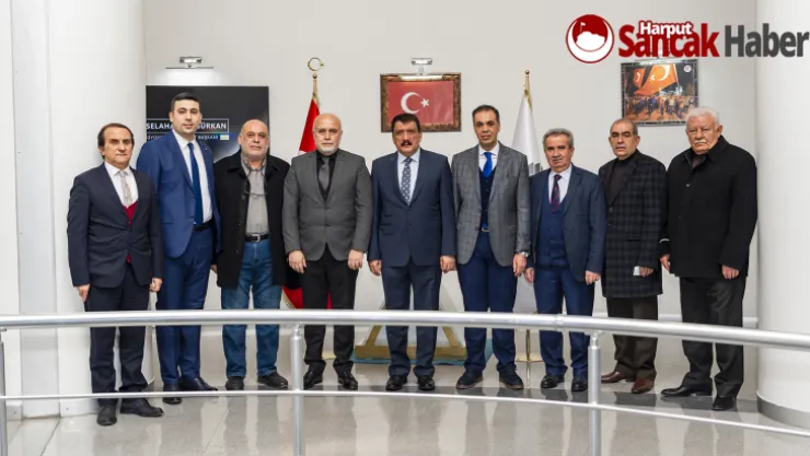 Malatya Eğitim Vakfı Başkan Gürkan'ı Ziyaret Etti