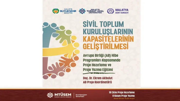 Malatya Kent Konseyi'nden AB Proje Eğitimleri
