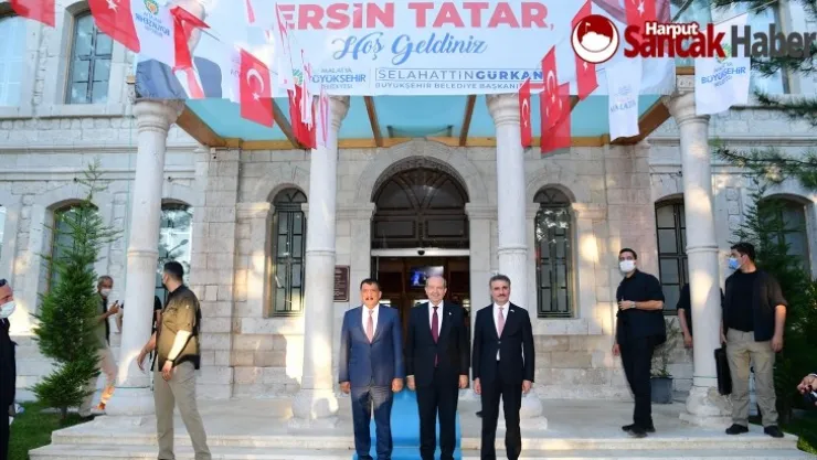 Malatya KKTC Cumhurbaşkanı Ersin Tatar'ı Ağırladı