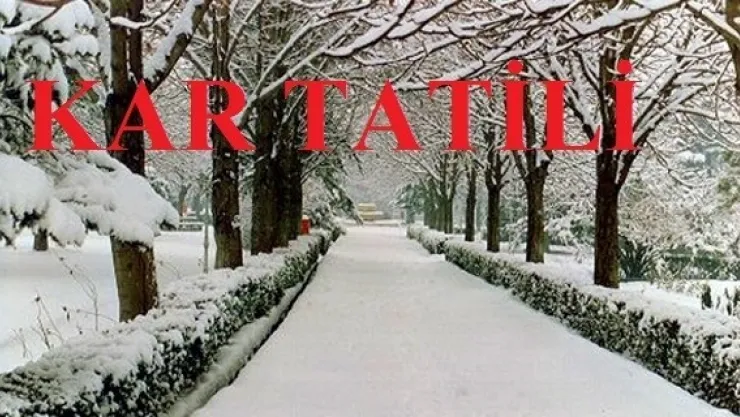 MALATYA'DA KAR TATİLİ