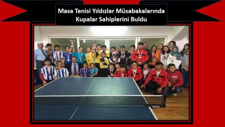 Masa Tenisi Yıldızlar Müsabakalarında Kupalar Sahiplerini Buldu.