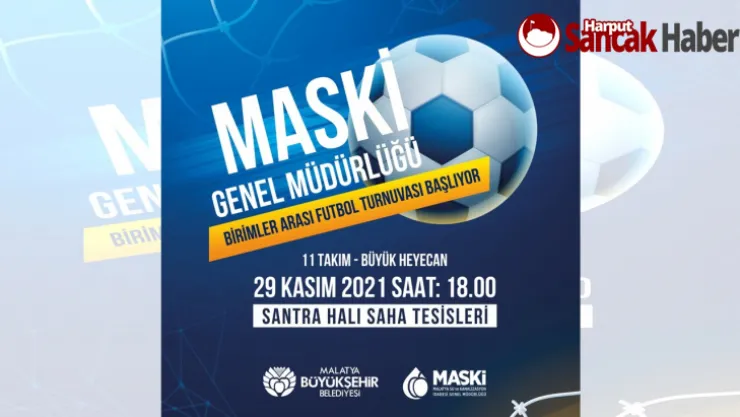 MASKİ, Birimler Arası Futbol Turnuvası Düzenliyor