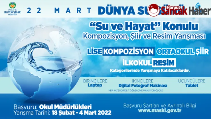 MASKİ'den 'Su ve Hayat' Konulu Resim, Kompozisyon ve Şiir Yarışması