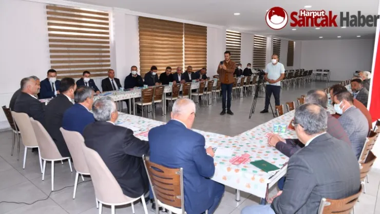 MASKİ Genel Müdürü Memet Mert, Kuluncak Muhtarıyla Toplantı Yaptı