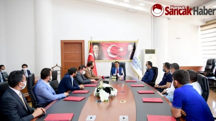MİMDER Heyeti Başkan Gürkan'ı Ziyaret Etti