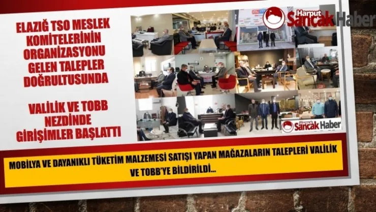 Mobilya ve Dayanıklı Tüketim Malzemesi Satışı Yapan Mağazaların Talepleri Valilik ve TOBB'ye Bildirildi…