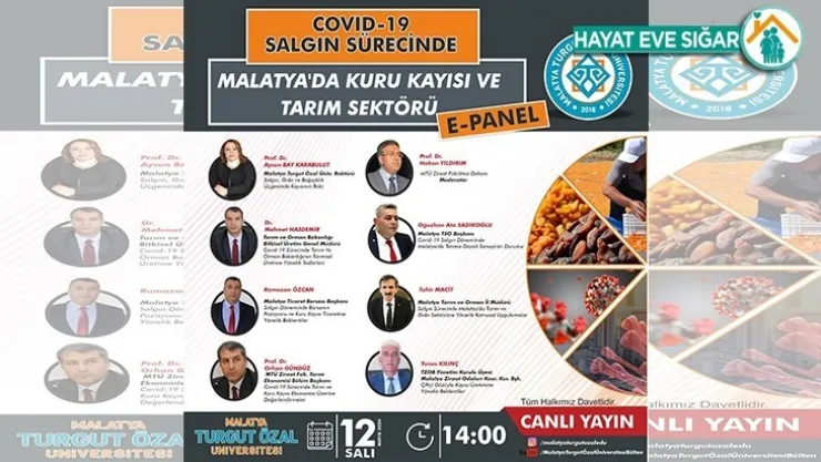 MTÜ'den Covıd-19 Sürecinde Kuru Kayısı ve Tarım Sektörü konulu E-Panel