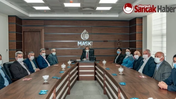 Muhtarlardan Maski'ye Ziyaret