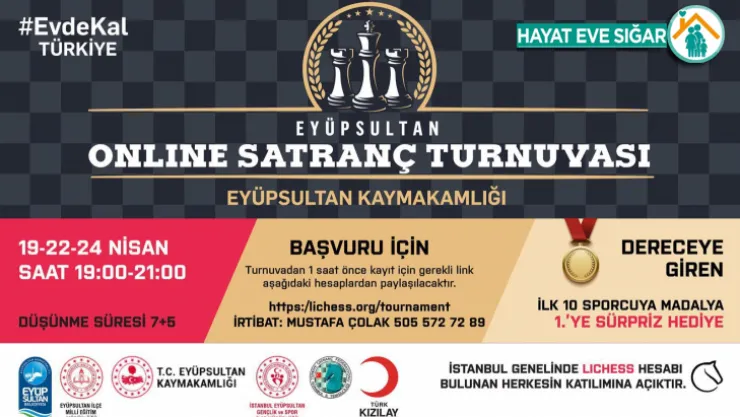 Online satranç turnuvası başlıyor