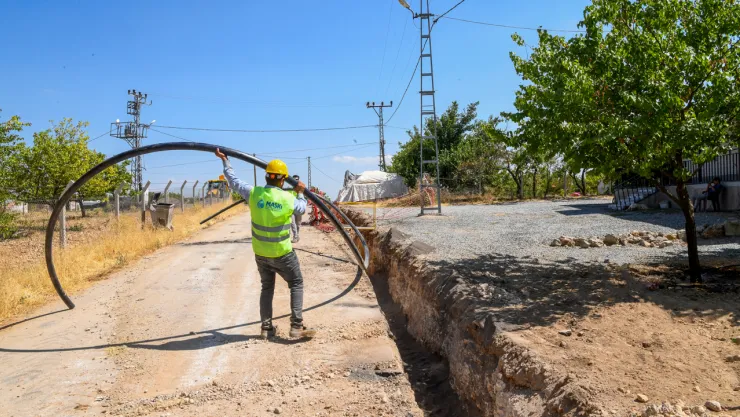 Özal Mahallesi'ne 25 Kilometre İçme Suyu Hattı