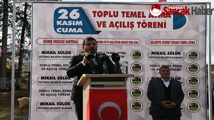 Pütürge'de Toplu Açılış Töreni Düzenlendi