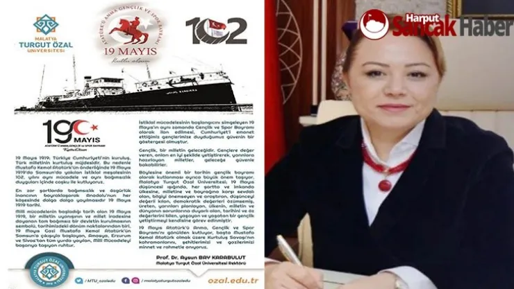 Rektör Karabulut'tan 19 Mayıs mesajı