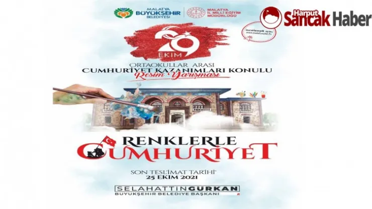 'Renklerle Cumhuriyet' İsimli Resim Yarışması Düzenliyor