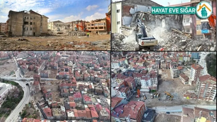 Rüstempaşa Mahallesi'nde Yıkım Çalışmaları Başladı