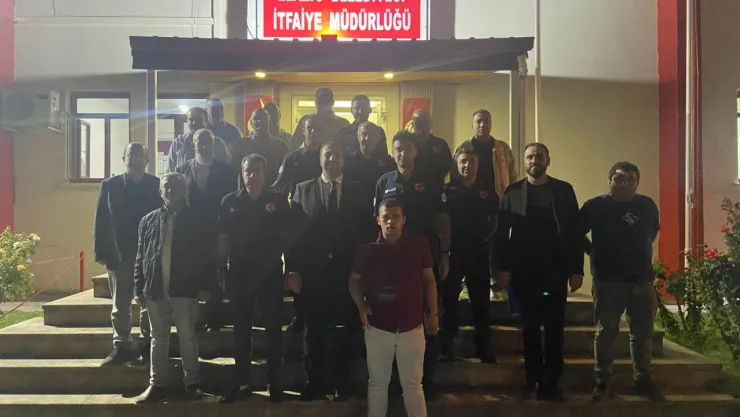 Saadet Partisi'nden İtfaiye Müdürlüğü'ne Anlamlı Ziyaret