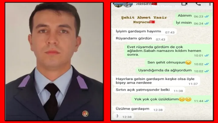Şehidimizin Son Mesajı Yürekleri Yaktı