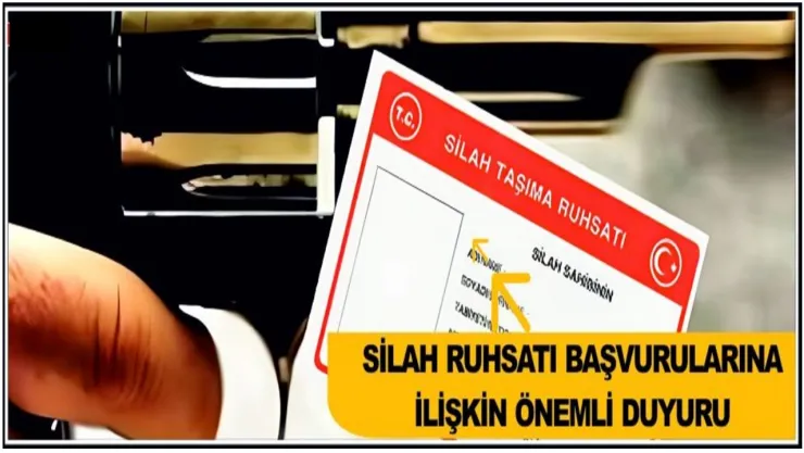 Silah Ruhsatı Başvurularına İlişkin Önemli Duyuru