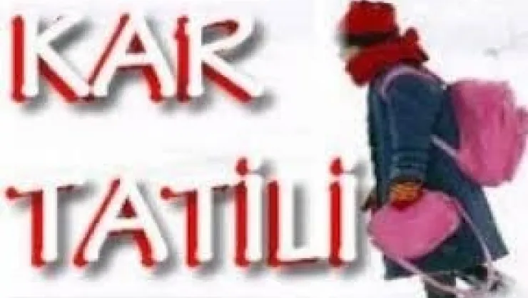Son Dakika! Eğitim Öğretime Bir Günlük Kar Tatili
