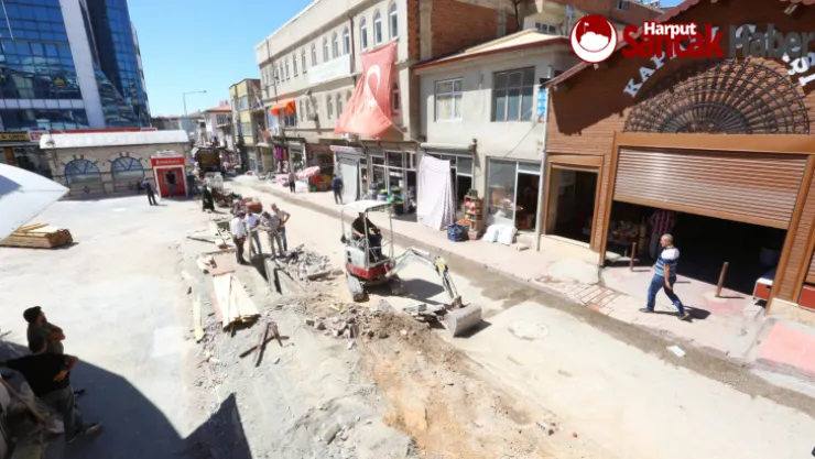 Tarihi Çarşıda Çalışmalar Hızla İlerliyor