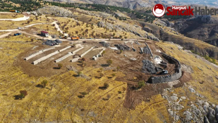 TARİHİ HARPUT- HÜSEYNİK YOLU'NDA ÇALIŞMALAR DEVAM EDİYOR