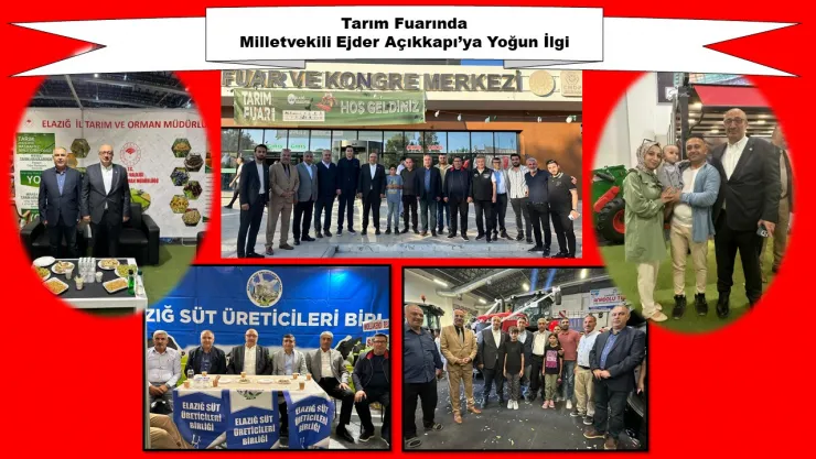 Tarım Fuarında Milletvekili Ejder Açıkkapı'ya Yoğun İlgi