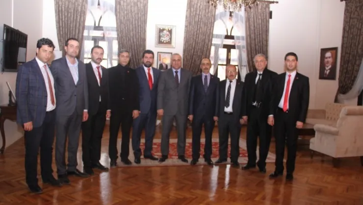 TÜMSİAD ELAZIĞ ŞUBESİNDEN VALİ MURAT ZORLUOĞLU'NA HAYIRLI OLSUN ZİYARETİ