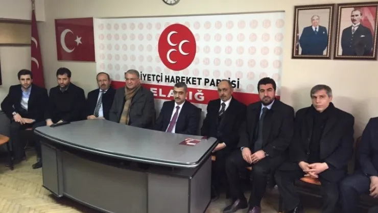 TÜMSİAD MHP ELAZIĞ İL BAŞKANI ABDULVAHAP ERDEM'İ ZİYARET ETTİ