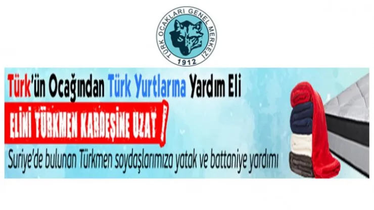 Türk Ocakları Genel Merkezinden 'Yardım Kampanyası'