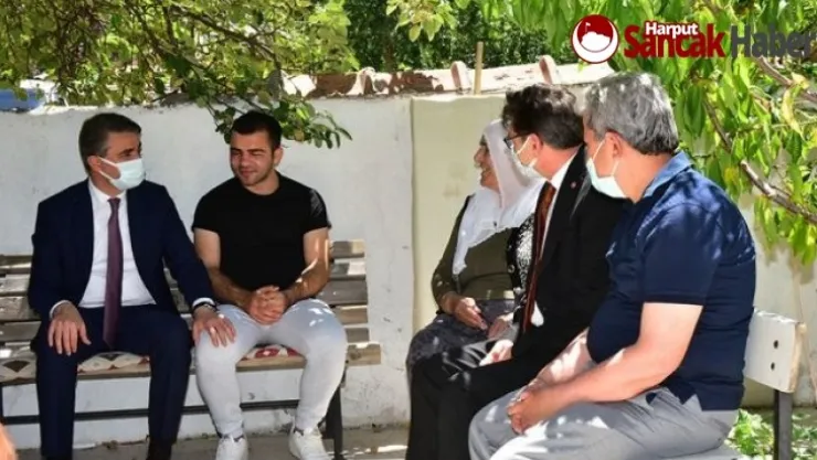 Vali Baruş Gazi Mertcan Fırtına'yı Ziyaret Etti