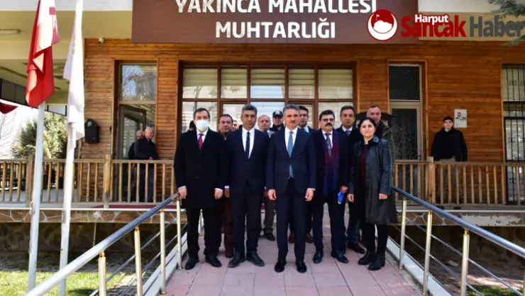 Vali Baruş, Yakınca ve Hamidiye Mahalle Muhtarlarını Ziyaret Etti