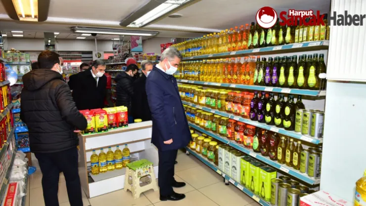 Vali Baruş, Zincir ve Yerel Marketlerde Denetlemelerde Bulundu