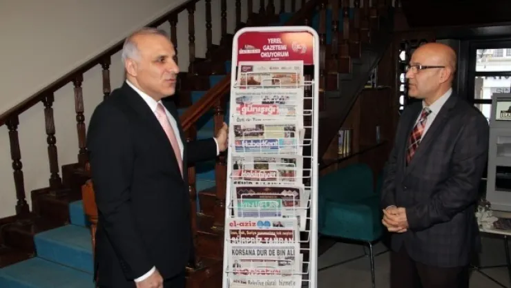 Vali Zorluoğlu'ndan 'Yerel Gazetemi Okuyorum' Kampanyasına Destek 