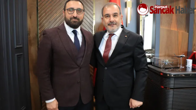 Yazıkonak Belediye Başkan Aday Adayı Nurullah Yıldız, Başkan Alan'ı ziyaret etti.